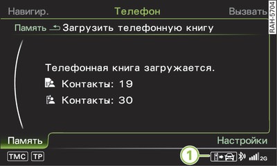 Ручная загрузка телефонной книги